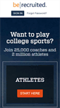 Mobile Screenshot of berecruited.com