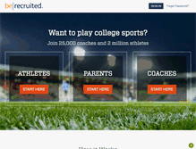 Tablet Screenshot of berecruited.com